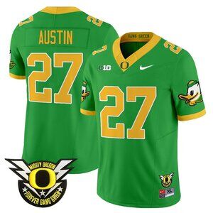 Daylen Austin Green Stitched Vapor Jersey For Mens Youths Select